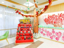 彩り豊かなロビー