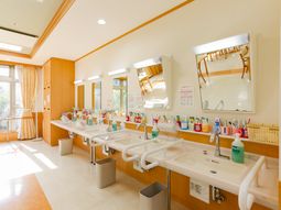 整った洗面台エリア