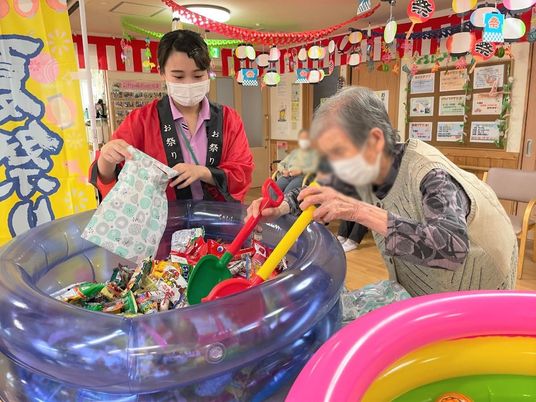 縁日イベントの様子