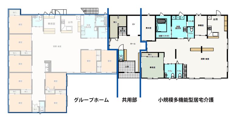 多目的室の見取り図