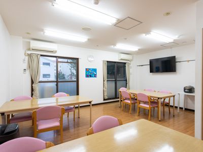落ち着いた雰囲気の食堂