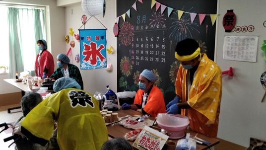 夏祭りのイベント室