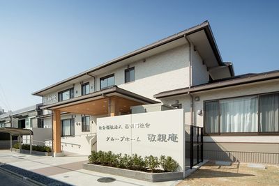 ゆったりとしたエントランス