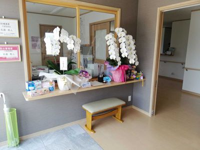 清潔感ある受付空間