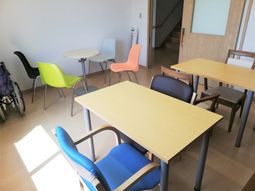 明るいダイニングエリア