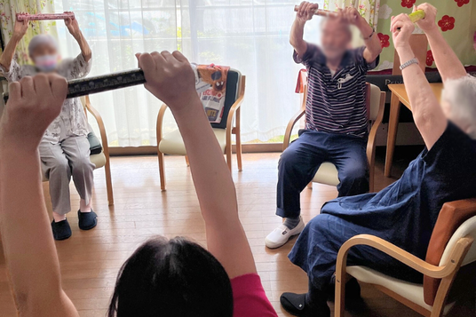 広々とした訓練室