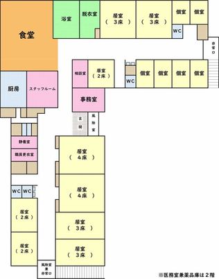 浴室と脱衣室の図
