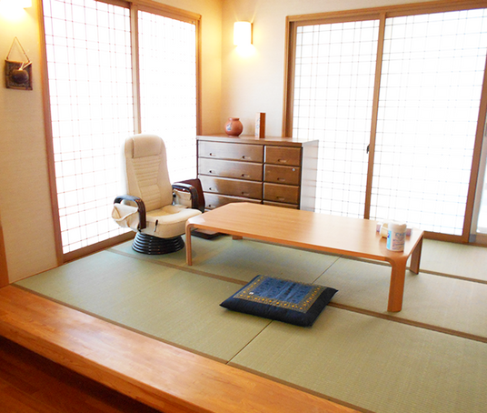 和室のリラックス空間