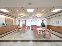 明るい共有スペース