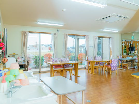 日当たり良好な共用スペース