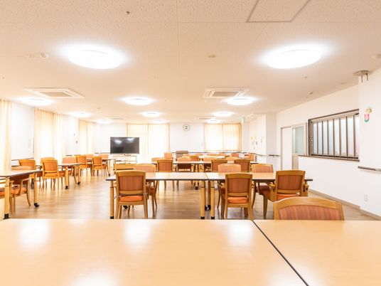 広々とした食堂