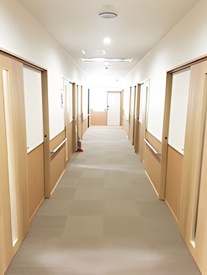 清潔感のある廊下