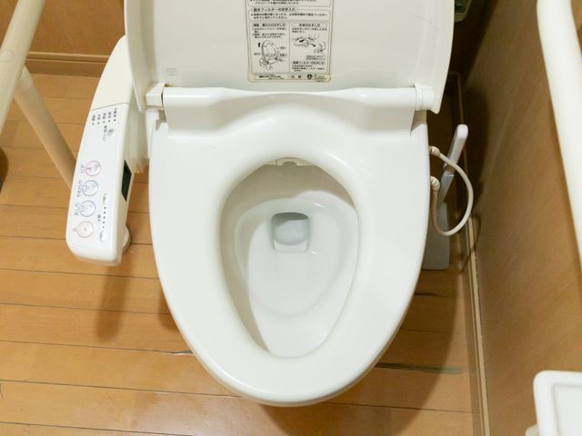 清掃しやすいトイレ設備 トイレ 清潔を保ちやすいと評判のトイレ設備があり、日々のお仕事に役立ちます。