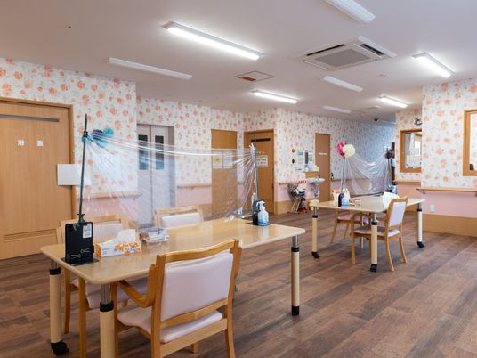 暖かみのある共有スペース