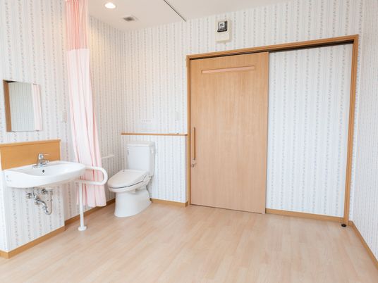 清潔なトイレの居室