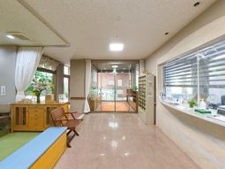 明るいエントランス