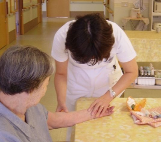 スタッフと利用者の対話