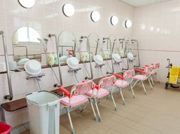 清潔感のある洗面スペース