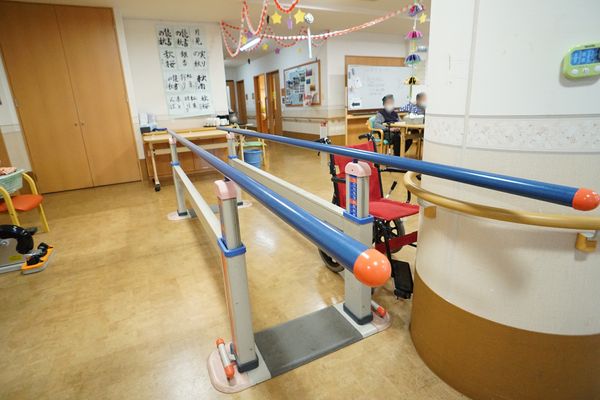 機能訓練室の通路