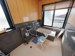 安全な浴室設備