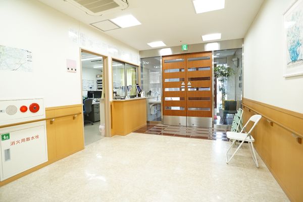 明るいエントランス