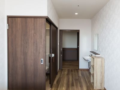 清潔感のある居室入口