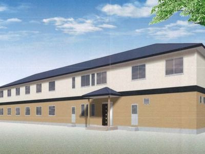 明るい外観の建物