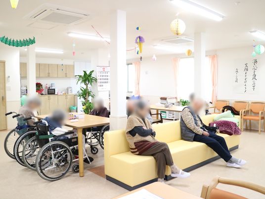 共用スペースの日中の様子