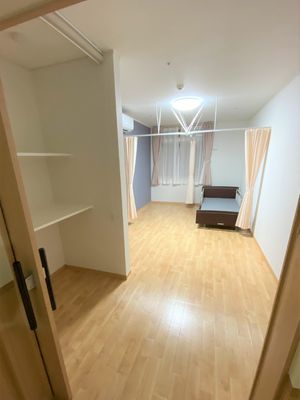 ゆったりした居室の一角