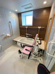 清潔な浴室の一角