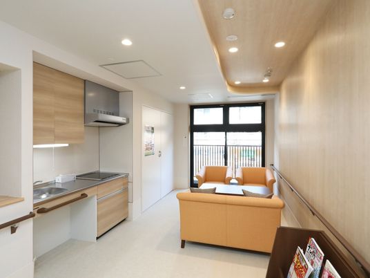 居室の明るい一角