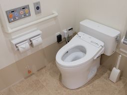 清潔感あるトイレ設備