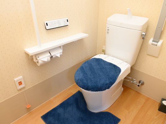 清潔なトイレ設備