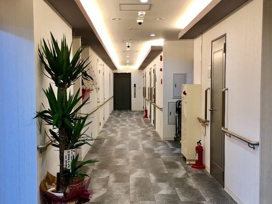 清潔感のある廊下
