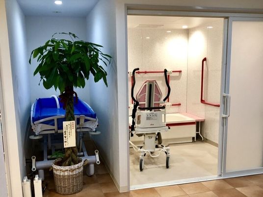 機能訓練器具とベッド