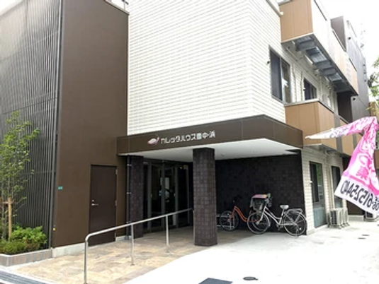 清潔感のある入口