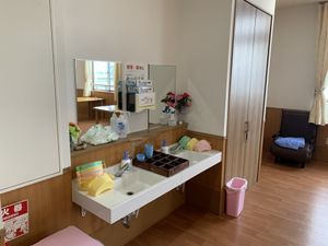 手洗い場と備品