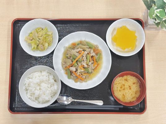 栄養満点の食事例