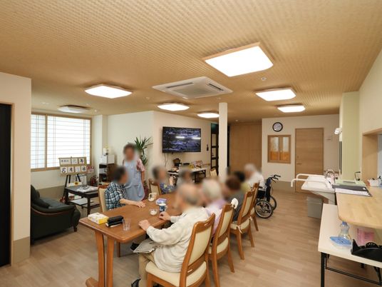 共用スペースでの憩い