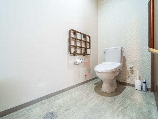 清潔なトイレスペース