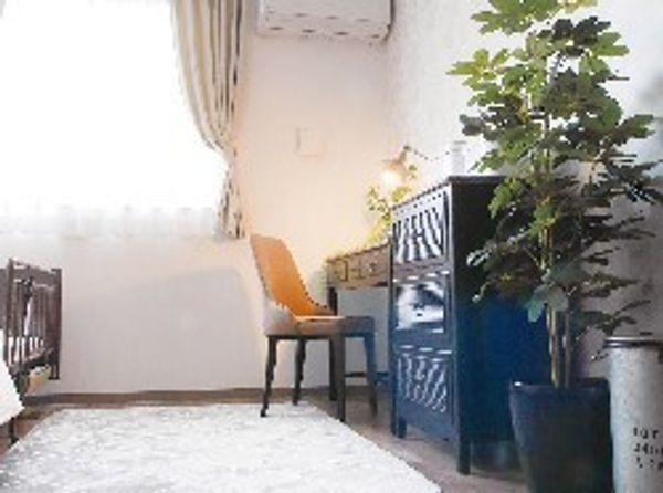 居心地の良い居室の一角