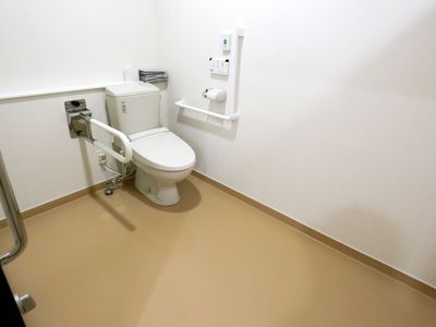 バリアフリーのトイレ施設