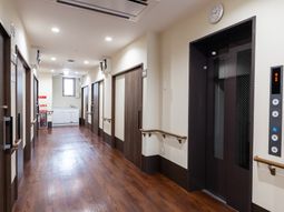 清潔感のある明るい廊下