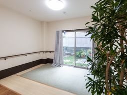 落ち着いた和室の一角