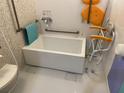 安全な浴室の設備
