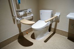 バリアフリーのトイレ設備