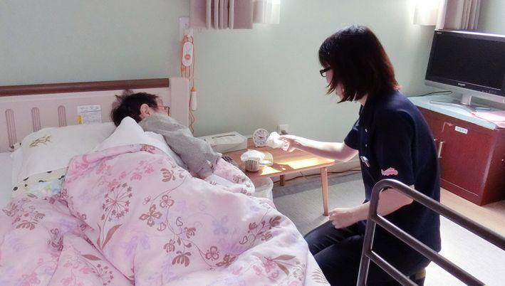 面会の様子居室