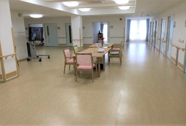 広々とした共有スペース