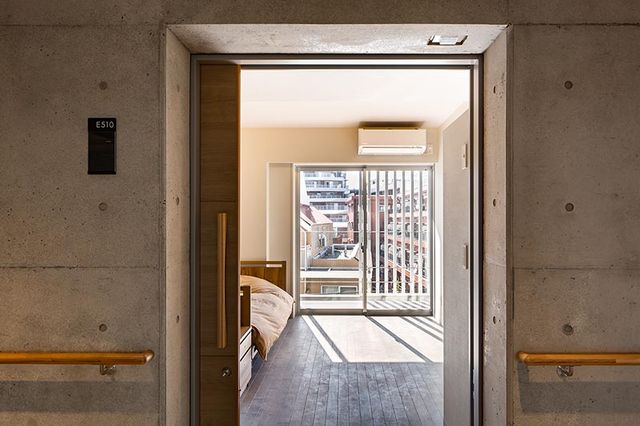 自然光が入る居室