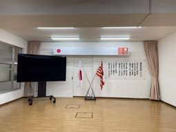 ゆったりとした機能訓練室
